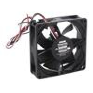 Ventilátor: DC axiální 12VDC 80x80x25mm 70,2m3/h 30dBA