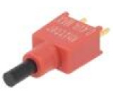 TSP1C Přepínač: tlačítkový pol: 2 0,4A/20VAC 0,4A/20VDC OFF-(ON)