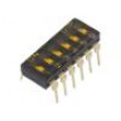 Přepínač: DIP-SWITCH OFF-ON 0,025A/24VDC pol: 2 -40÷85°C 9,8N