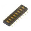 Přepínač: DIP-SWITCH OFF-ON 0,1A/50VDC pol: 2 -40÷105°C 50mΩ