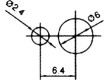 Páčkový přepínač miniaturní 3 polohy (ON)-OFF-(ON) 3A