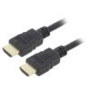 Kabel HDMI 2.0 HDMI vidlice,z obou stran 0,5m černá 30AWG