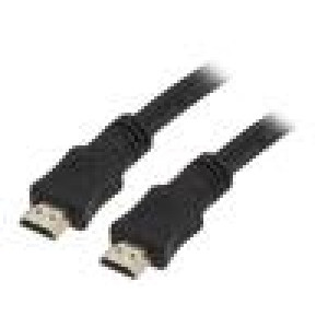 Kabel HDMI 1.4 HDMI vidlice,z obou stran 30m černá Žíla: Cu