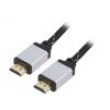 Kabel HDMI 2.0 HDMI vidlice,z obou stran 1m černá 30AWG