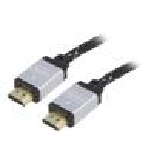 Kabel HDMI 2.0 HDMI vidlice,z obou stran 3m černá 30AWG