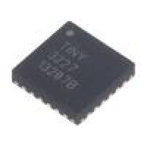 IC: mikrokontrolér AVR EEPROM: 256B SRAM: 3kB Flash: 32kB VQFN24
