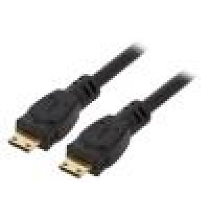 Kabel HDMI 2.0 HDMI mini vidlice,z obou stran 1,8m černá