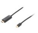 Kabel DisplayPort 1.2 HDMI vidlice,mini DisplayPort vidlice