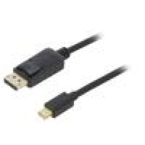Kabel DisplayPort 1.2 1,8m černá Materiál vnější izol: PVC