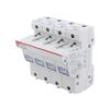 Zásuvka válcové pojistky 14x51mm na přípojnici DIN 50A IP20