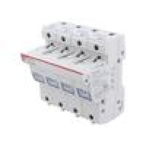 Zásuvka válcové pojistky 14x51mm na přípojnici DIN 50A IP20