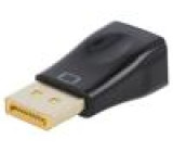 Adaptér DisplayPort 1.1a Barva: černá Vlastnosti: Full HD