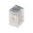 Relé: elektromagnetické 4PDT Ucívky: 125VDC 6A max.250VAC