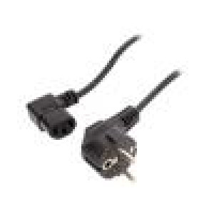 Kabel 3x0,75mm2 PVC 1,8m černá 10A 250V Cablexpert