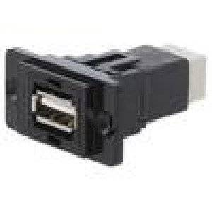 Spojka USB A zásuvka,USB B zásuvka DUALSLIM USB 2.0 zlacený