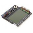 Modul: zobrazovač shield,zobrazovač LCD 3,3VDC 60x55x20mm