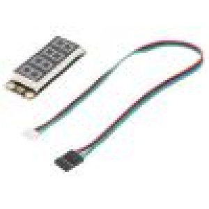 Modul: zobrazovač zobrazovač LED Gravity 5VDC I2C 67x22mm