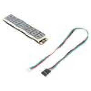 Modul: zobrazovač zobrazovač LED Gravity 5VDC I2C 117x22mm