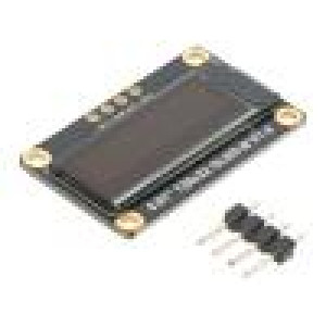 Modul: zobrazovač zobrazovač OLED 3,3÷5VDC I2C SSD1306 0,91