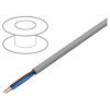 Vodič PURO-OZ 2x1,5mm2 nestíněný 300/500V PUR Cu lanko šedá