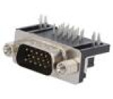 D-Sub PIN: 15 zásuvka vidlice na PCB úhlové 90° THT 2,5A