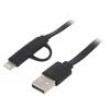 Kabel USB 2.0 1m černá Řada výr: Cablexpert