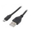 Kabel USB 2.0 USB A vidlice,USB B micro zástrčka dvoustranná