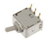 Přepínač páčkový pol: 2 SPDT ON-ON 0,1A/28VAC 0,1A/28VDC