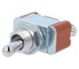 Přepínač páčkový pol: 2 SPDT ON-(OFF) 15A/125VAC 20A/30VDC