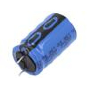 Kondenzátor: elektrolytický THT 470uF 63VDC Ø16x25mm ±20%