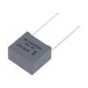 Kondenzátor: polypropylénový 180nF 15mm ±5% 18x10x16mm 630VDC