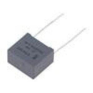 Kondenzátor: polypropylénový 220nF 15mm ±5% 18x10x16mm 630VDC