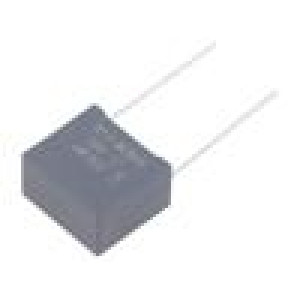 Kondenzátor: polypropylénový 100nF 15mm ±5% 18x10x16mm 250VAC