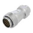 WF28 zástrčka vidlice PIN: 16 IP67 10,5÷12,5mm 10A pájení