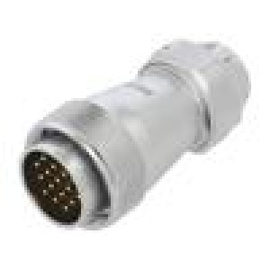 WF28 zástrčka vidlice PIN: 16 IP67 10,5÷12,5mm 10A pájení
