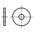 Podložka kulatá M6 D=6,4mm h=1,2mm nerezavějící ocel A2