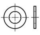 Podložka kulatá M3,5 D=8mm h=0,5mm prešpán BN: 1077