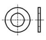 Podložka kulatá M5 D=5,3mm h=1mm ocel Povlak: zinek BN: 84520