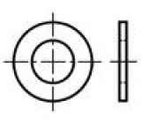Podložka kulatá M1,7 D=4,5mm h=0,3mm prešpán BN: 1077