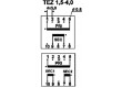 Transformátor: zalévaný 2VA 230VAC 12V 12V 83,3mA 83,3mA IP00