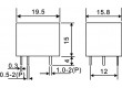 LEG-12 Relé elektromagnetické SPDT Ucívky:12VDC 10A/120VAC toff:8ms