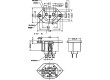 Zásuvka IEC do panelu 10 A fastony 4,8 mm (samice soc.)