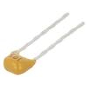 Kondenzátor keramický 1uF 50V Y5V ±20% THT 2,54mm