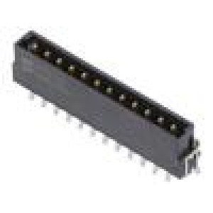 Konektor: plošný spoj-plošný spoj vidlice PIN: 12 2,54mm 19A