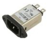 Konektor: napájecí AC zásuvka vidlice 10A 250VAC IEC 60320