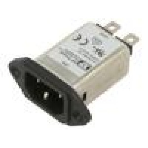 Konektor: napájecí AC zásuvka vidlice 6A 250VAC IEC 60320