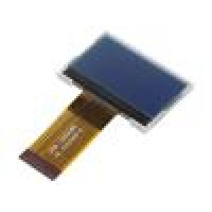 Zobrazovač: LCD grafický 128x64 STN Negative 52,5x32,7x5,3mm
