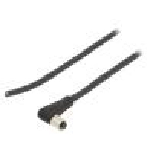 Konektor: M5 zástrčka zásuvka vodiče na kabel PIN: 4 1A IP67