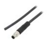 Konektor: M5 zástrčka vidlice vodiče na kabel PIN: 3 1A přímý