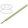 Wire LgY stranded Cu 0.75mm2 light green PVC 300/500V